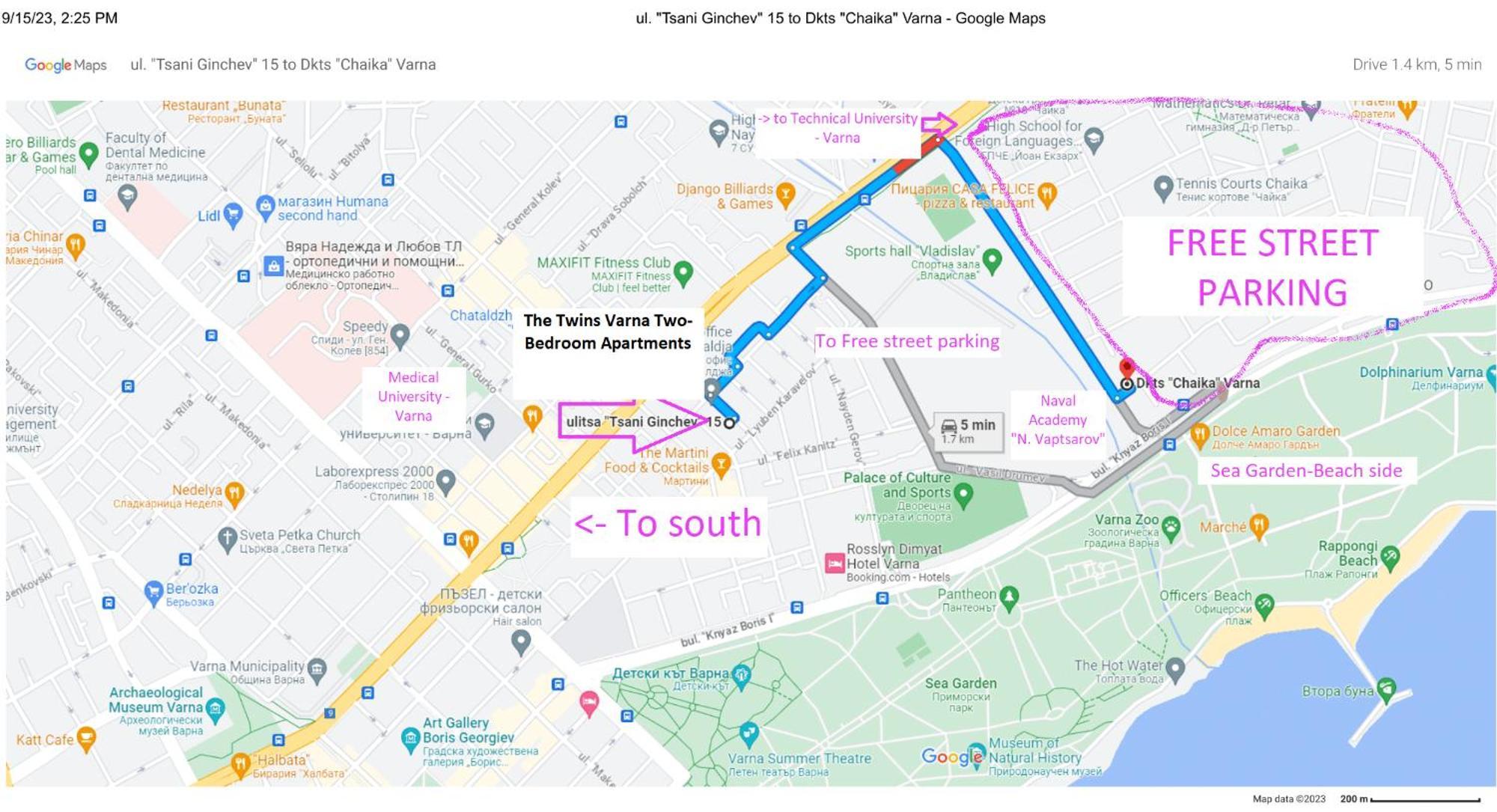 New The Twins Varna Two-Bedroom, Apt 5 At 15 Tsani Ginchev Street, Floor 3 Экстерьер фото